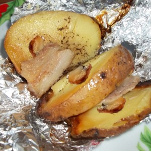 Картофель, запеченный на углях — пошаговый рецепт с фото