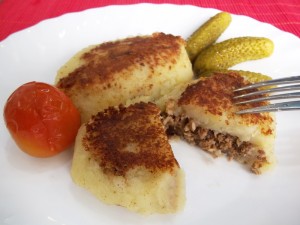 Картофельные зразы с мясной начинкой — пошаговый рецепт с фото