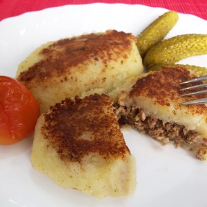 Картофельные зразы с мясной начинкой — пошаговый рецепт с фото