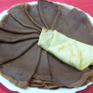 Рецепт: Блинчики «Шоколадка» Блинчики «Шоколадка» — пошаговый рецепт с фото