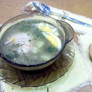 Легкий супчик на курином бульоне — пошаговый рецепт с фото