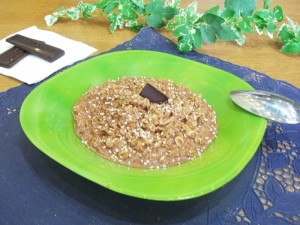 Шоколадная овсяная каша с кунжутом — пошаговый рецепт с фото