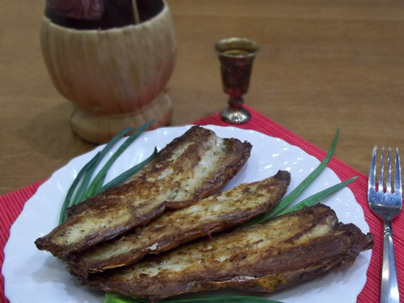Скумбрия, запеченная на костре