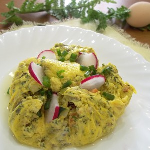 Омлет с овощами, варенный в пакете — пошаговый рецепт с фото