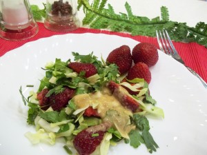 Салат с клубникой — пошаговый рецепт с фото
