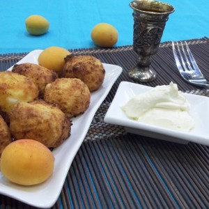 Пончики из творога с фруктовой начинкой — пошаговый рецепт с фото