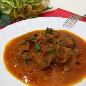 Рецепт: Гуляш со свинины Гуляш со свинины — пошаговый рецепт с фото