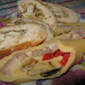 Рецепт: Сырный рулет Сырный рулет — пошаговый рецепт с фото