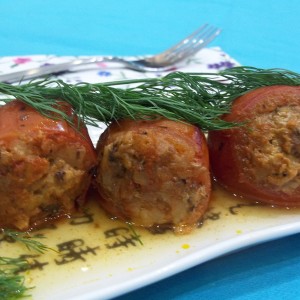 Запеченные помидоры с мясом — пошаговый рецепт с фото