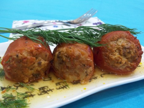 Запеченные помидоры с мясом — пошаговый рецепт с фото