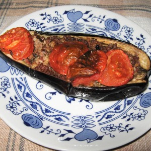 Рецепт: Фаршированные баклажаны Фаршированные баклажаны — пошаговый рецепт с фото