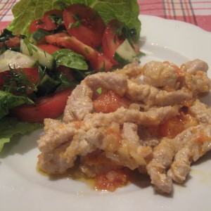 Рецепт: Филе индейки с папаей Филе индейки с папаей — пошаговый рецепт с фото