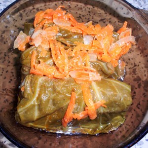 Рецепт: Голубцы из молодых капустных листьев Голубцы из молодых капустных листьев — пошаговый рецепт с фото