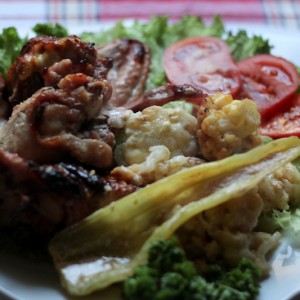 Рецепт: Куриные крылышки медовые с цветной капустой и болгарским перцем Куриные крылышки медовые с цветной капустой и болгарским перцем — пошаговый рецепт с фото