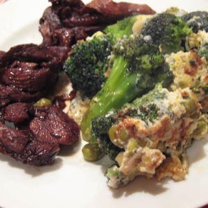 Рецепт: Омлет с брокколи и горошком Омлет с брокколи и горошком — пошаговый рецепт с фото