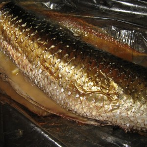 Рецепт: Пеленгас запеченный в рукаве Пеленгас запеченный в рукаве — пошаговый рецепт с фото