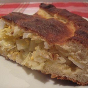 Рецепт: Пирог с капустой и яйцами Пирог с капустой и яйцами — пошаговый рецепт с фото