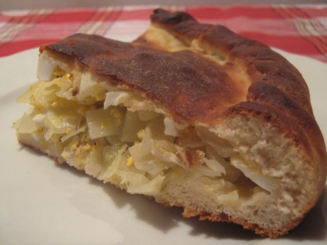 Пирог с капустой и яйцами — пошаговый рецепт с фото