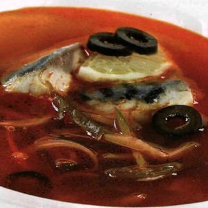 Рецепт: Рыбная солянка из осетрины Рыбная солянка из осетрины — пошаговый рецепт с фото