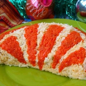 Рецепт: Салат «Долька» Салат «Долька» — пошаговый рецепт с фото