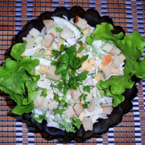 Рецепт: Салат из пекинской капусты «Нежный» Салат из пекинской капусты «Нежный» — пошаговый рецепт с фото