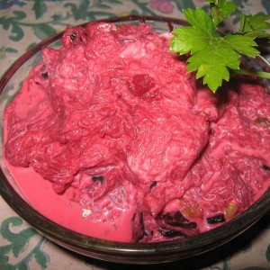 Рецепт: Салат из свеклы Салат из свеклы — пошаговый рецепт с фото