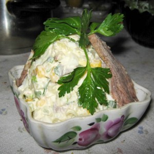 Рецепт: Салат «Столичный» Салат «Столичный» — пошаговый рецепт с фото