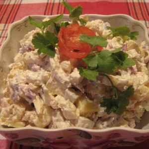 Рецепт: Салат «Зимний» Салат «Зимний» — пошаговый рецепт с фото