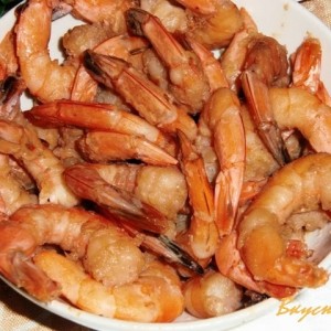 Рецепт: Тигровые креветки в чесночном соусе Тигровые креветки в чесночном соусе — пошаговый рецепт с фото