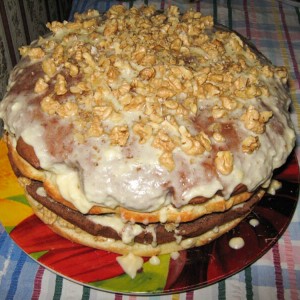 Рецепт: Торт «Кудряш» Торт «Кудряш» — пошаговый рецепт с фото