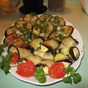 Рецепт: Язычки из баклажанов Язычки из баклажанов — пошаговый рецепт с фото