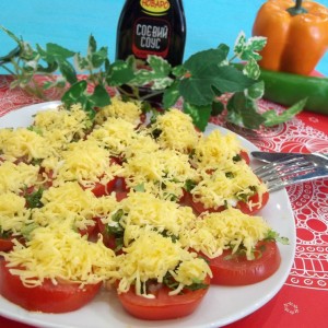 Закуска «Капризе» из помидор и сыра — пошаговый рецепт с фото