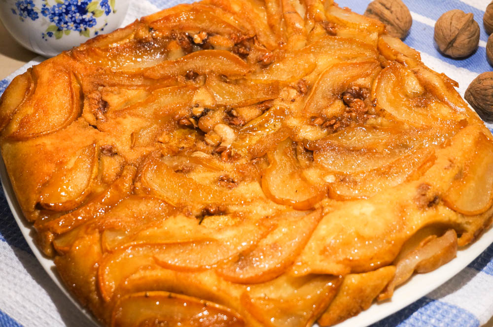 Французский пирог с грушами — пошаговый рецепт с фото
