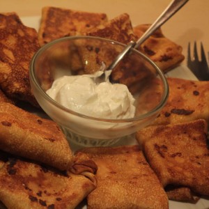 Рецепт: Блинчики с брынзой Блинчики с брынзой — пошаговый рецепт с фото