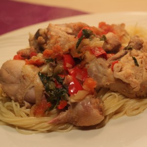 Рецепт: Чахохбили Чахохбили — пошаговый рецепт с фото