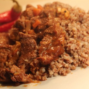 Рецепт: Гуляш по-домашнему Гуляш по-домашнему — пошаговый рецепт с фото