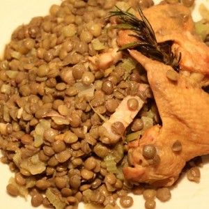 Рецепт: Каша из чечевицы с беконом Каша из чечевицы с беконом — пошаговый рецепт с фото