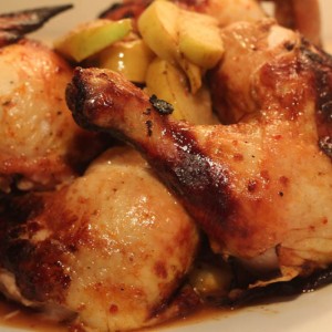 Рецепт: Курица с яблоками Курица с яблоками — пошаговый рецепт с фото