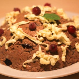 Рецепт: Паштет из куриной печени с брусникой Паштет из куриной печени с брусникой — пошаговый рецепт с фото