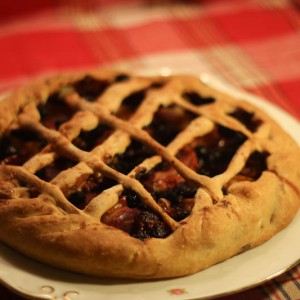 Рецепт: Пирог с карамелизированными яблоками и грецкими орехами Пирог с карамелизированными яблоками и грецкими орехами — пошаговый рецепт с фото