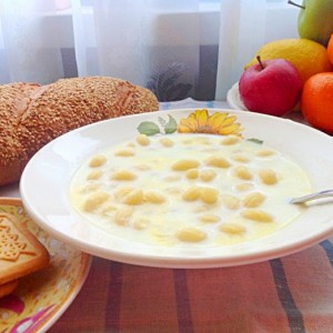 Рецепт: Суп молочный по-деревенски Суп молочный по-деревенски — пошаговый рецепт с фото