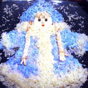 Рецепт: Салат «Снегурочка» Салат «Снегурочка» — пошаговый рецепт с фото