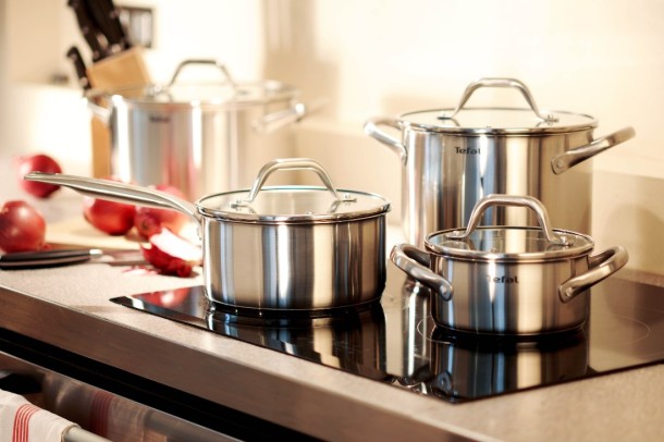 Новые кастрюли из нержавейки Tefal