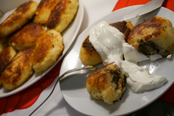 Картофельные зразы с грибами — пошаговый рецепт с фото