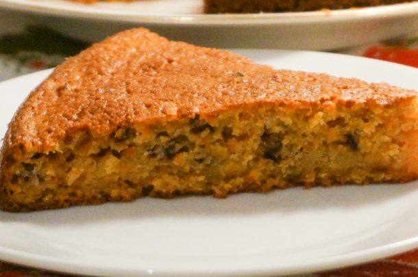 Морковный пирог с орехами и корицей — пошаговый рецепт с фото