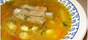 Готовим суп с ребрышками